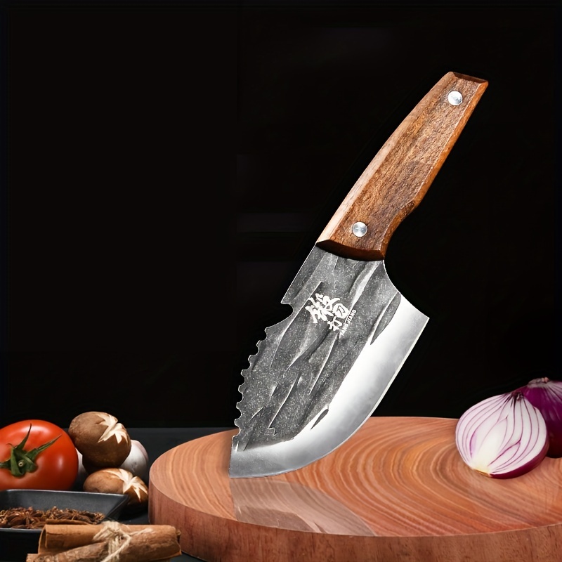 1pc Professional Kitchen Chef Knife, 8in/20cm Stainless Steel Sharp Meat  Vegetable Knife with Ergonomic Handle