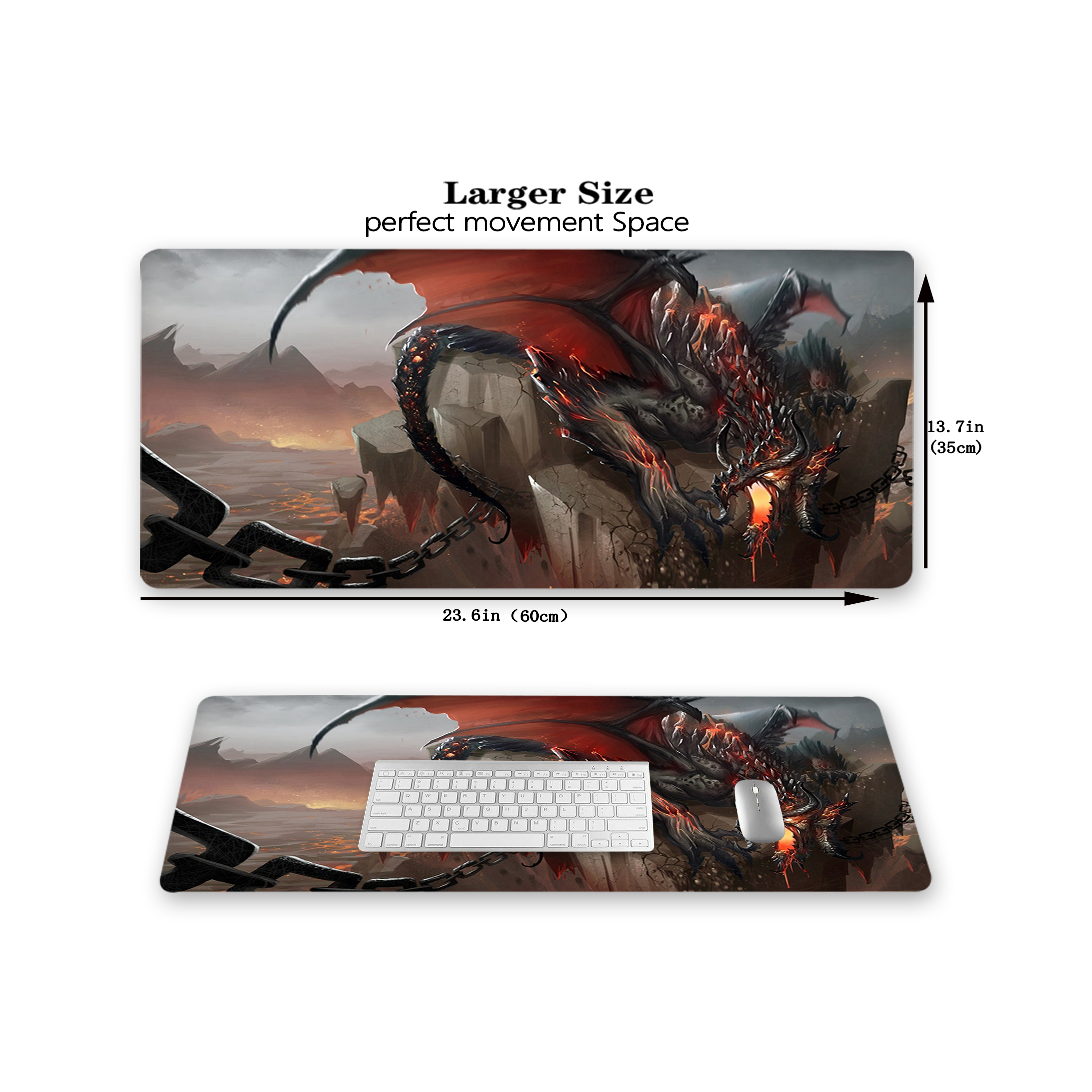 Mouse Pad Tappetino Tastiera Computer Alta Definizione - Temu Italy