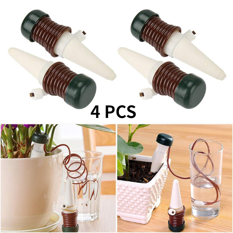 

4pcs Automatic Plant Self Drip Irrigation Slow Release Waterers Watering Plants For Indoor Or Outdoor Houseplants