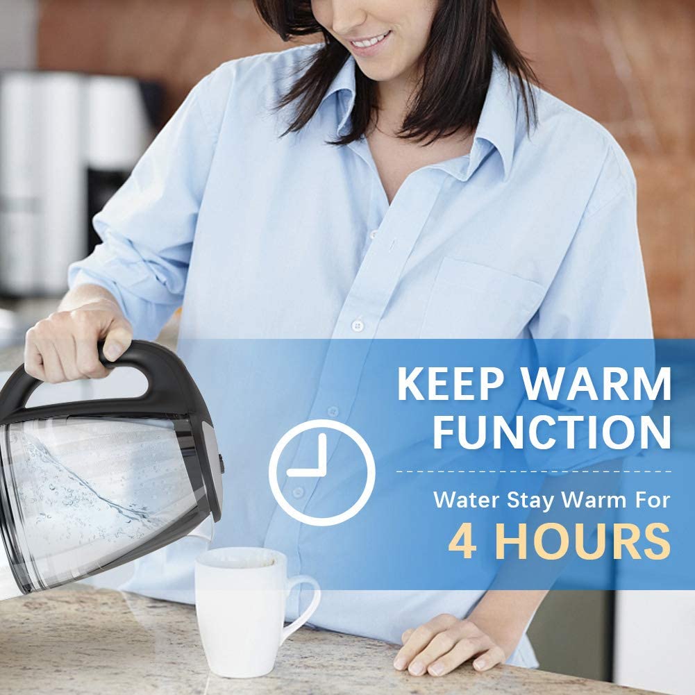 DEVISIB Electric Kettle Temperature Control 4Hours Keep Warm 2L