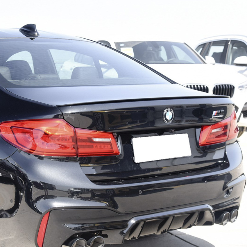 Black spoiler for BMW 5 Series G30 M5 F90 rear spoiler rear wing lip trunk