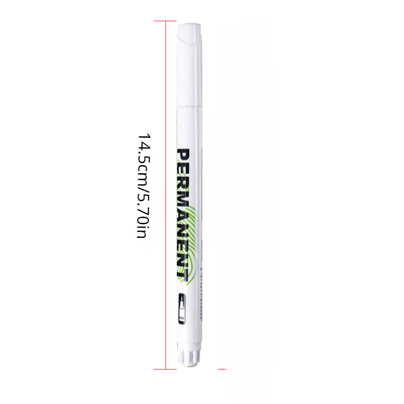 12 White Marker Pens 1mm Refillable Ink Tracing Pen, Waterproof And  Non-fading Painting Marking Pen