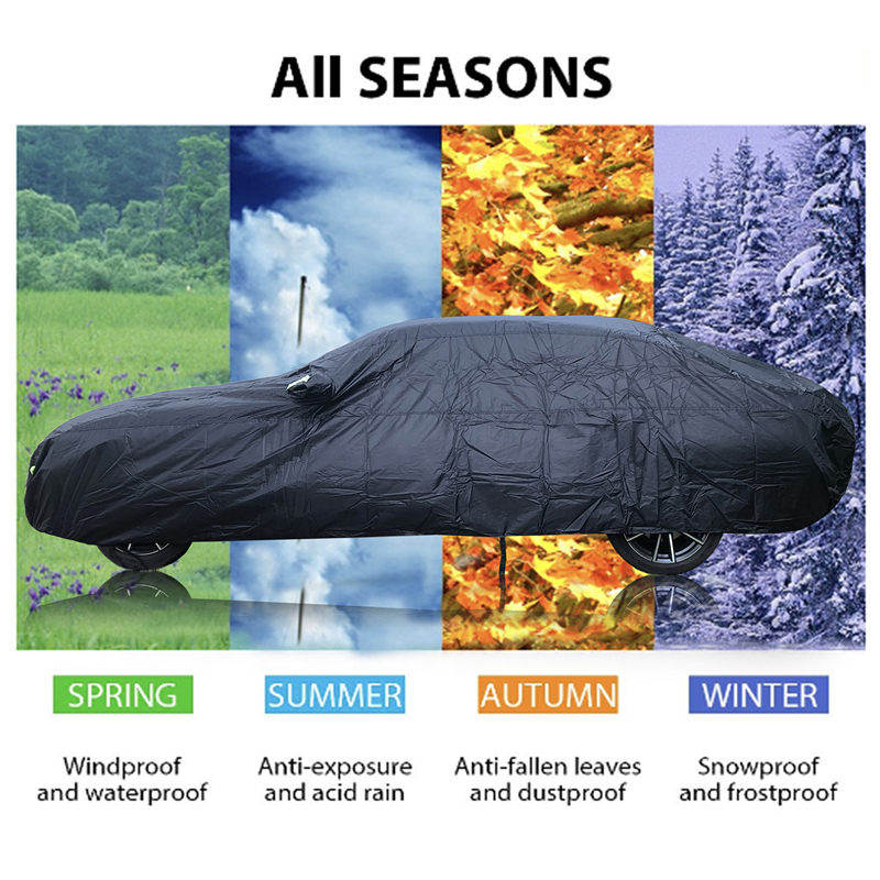 Universal SUV/Sedan Full Car Covers Outdoor Waterproof Sun Rain