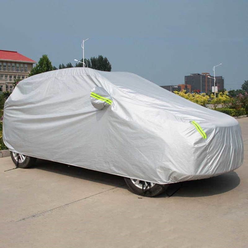 Acheter Universel SUV/berline complète bâches de voiture extérieur étanche  soleil pluie neige Protection UV voiture parapluie argent S-XXL Auto housse
