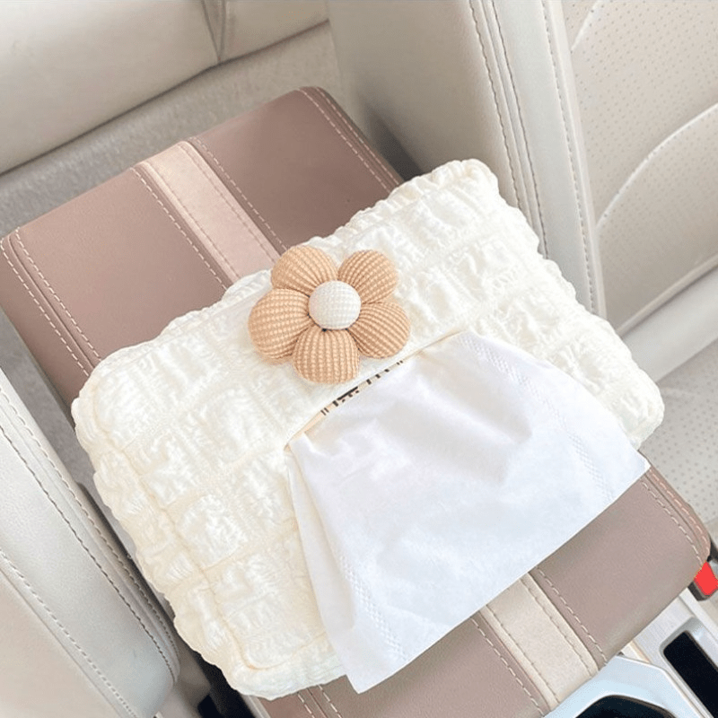 Car Tissue Box Car Suction Box Armrest Box Sun Visor Seat - Temu