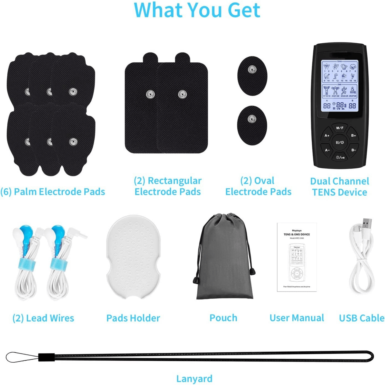 28 Modes Tens Unit Machine Ems Electric Muscle Stimulator Physiotherapy  Pulse Massager Adjustable Pulse Width Frequency Device