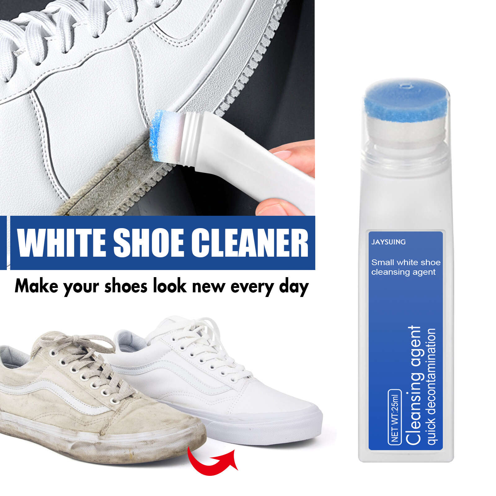 Small White Shoe Cleaner For Shoe Cleaning - Temu