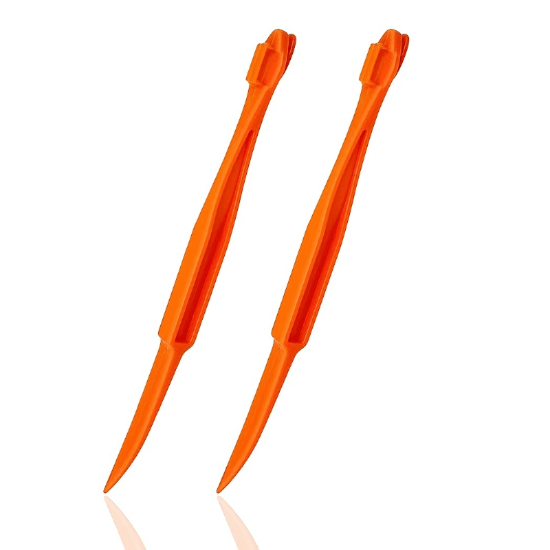 6PCS Easy Orange Citrus Peeler in Bright Orange Color Kitchen Tool