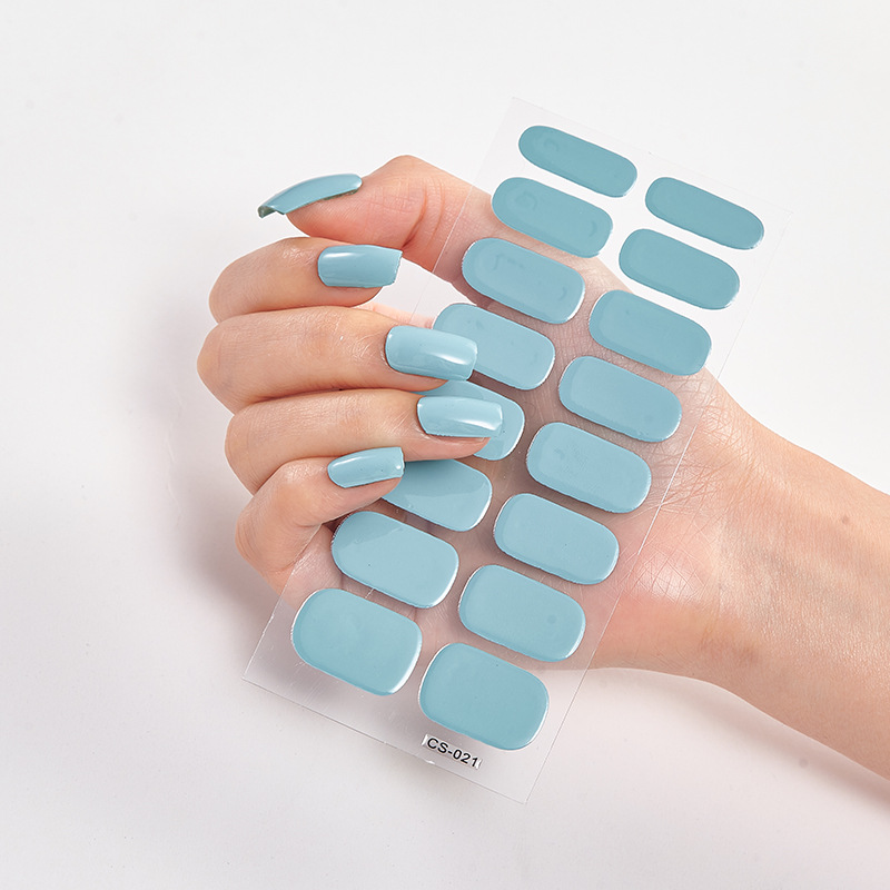 Nail Polish Stickers Full Cover Nail Wraps Self Adhesive Manicure Stickers