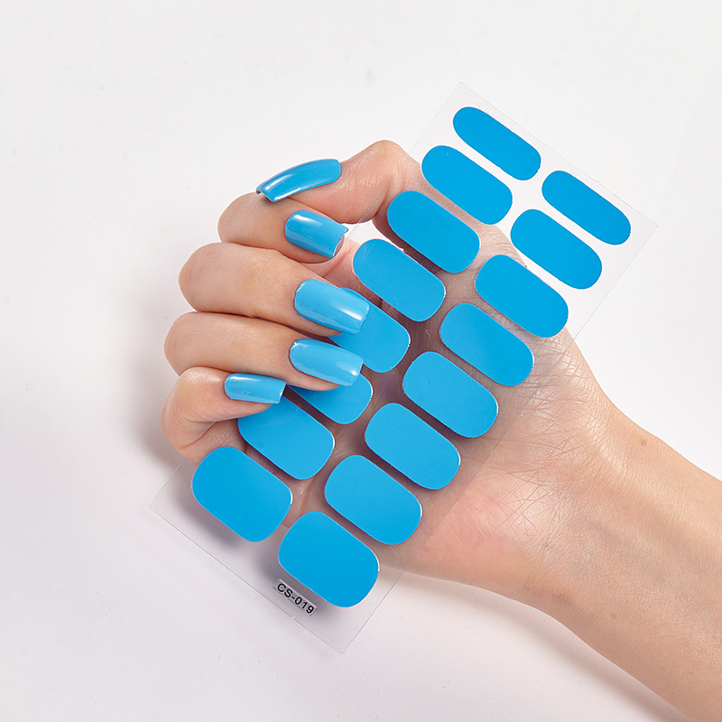 Nail Polish Stickers Full Cover Nail Wraps Self Adhesive Manicure Stickers