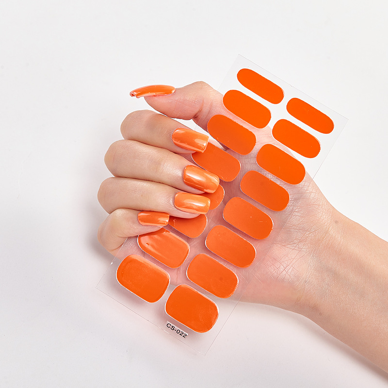 Nail Polish Stickers Full Cover Nail Wraps Self Adhesive Manicure Stickers