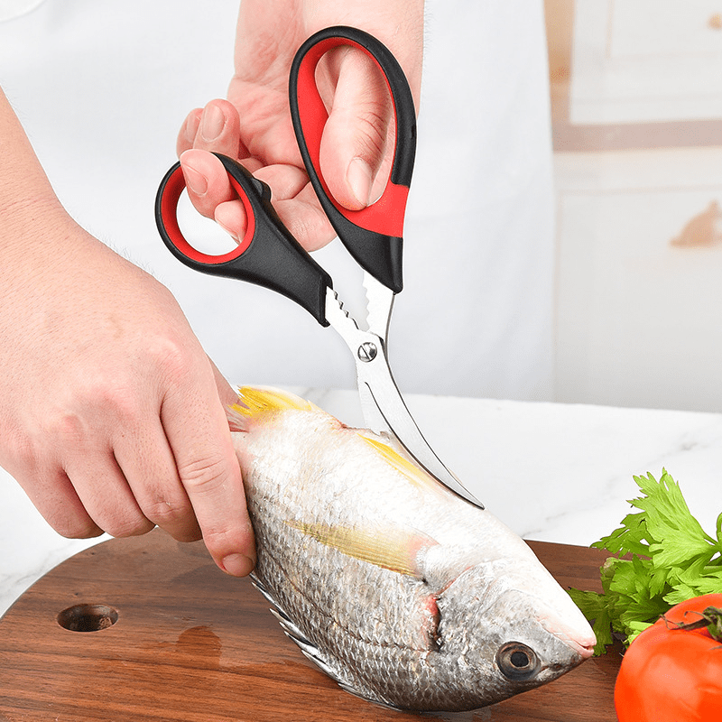 3Pcs Kitchen Scissors Set Stainless Steel Chicken Bone Cutting