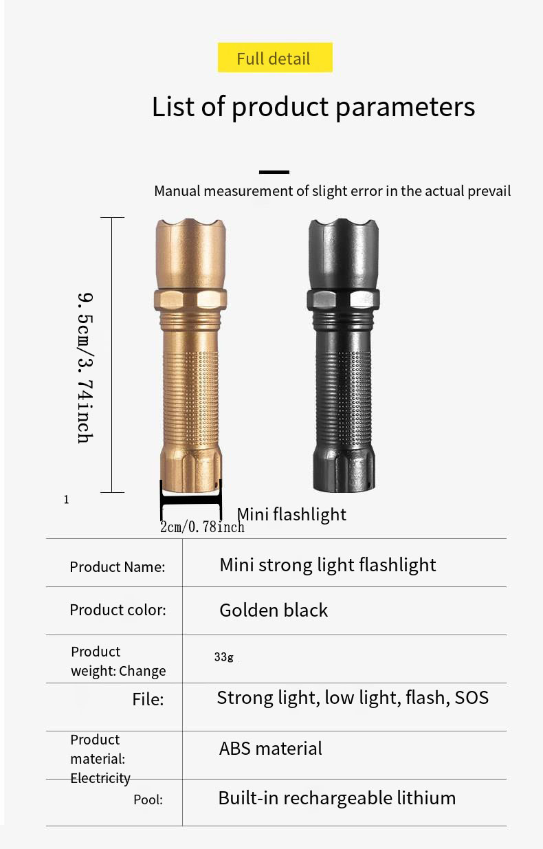 1 Linterna Led Linterna Recargable Usb Lámpara Taller Luces - Temu Spain