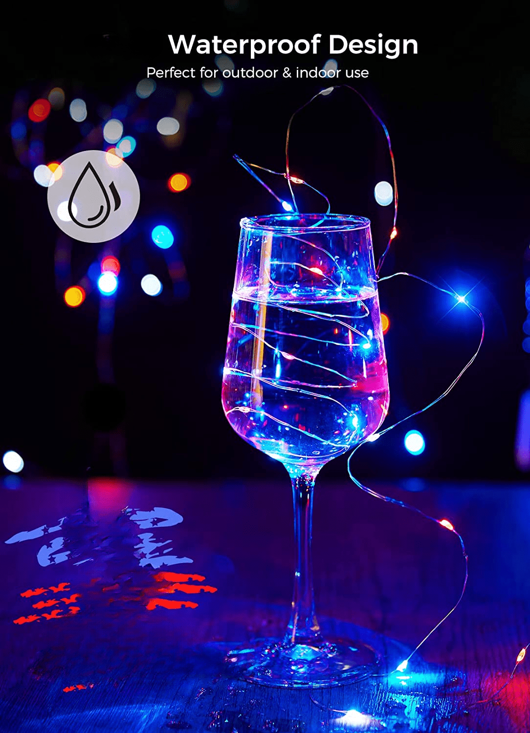 Guirlande lumineuse LED en fil de cuivre pour Table arbre, veilleuse USB  pour fêtes de noël, mariage, décoration de ZM9237661 - Cdiscount Maison