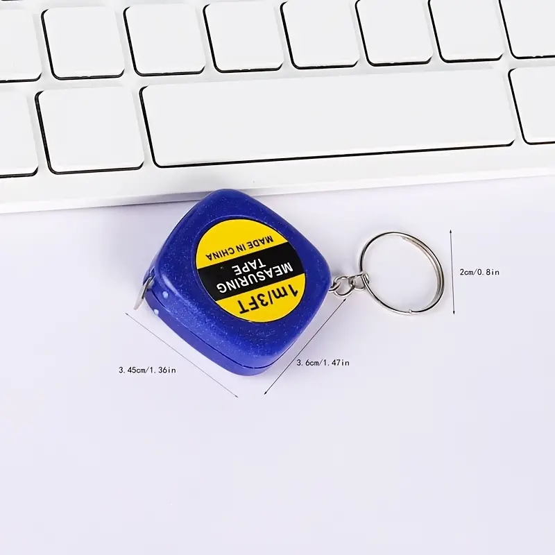 Cute Mini Retractable Keychain Tape Measure Perfect For - Temu