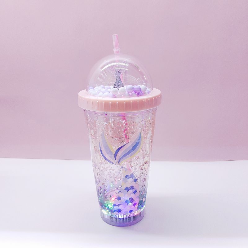 Double Layer Bubble Glass Cup