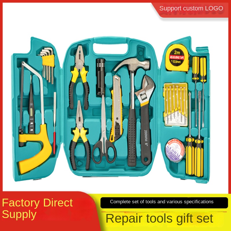Hand Tool Set General Household Hand Kit With Plastic - Temu