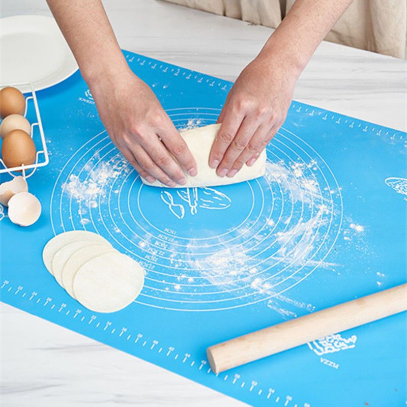 Silicone Pastry Mat, Non-stick Baking Mat, Counter Mat, Pastry Board  Rolling Dough Mats, For Bread, Candy, Cookie Making, Baking Tools, Kitchen  Gadgets, Kitchen Accessories - Temu