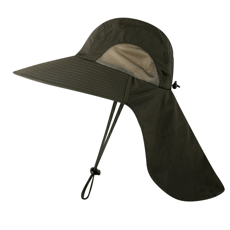 Wide Brim With Neck Cover Quick Drying Large Hat Brim Fisherman
