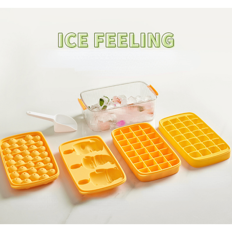 Food Grade Silicone Ice Cube Mold With Removable Lid 6 bar - Temu