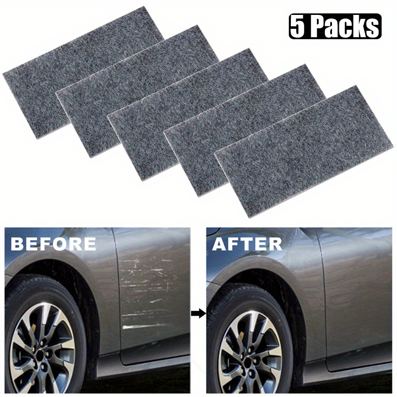 2pcs Nano Sparkle Cloth Car Scratch Remover Eraser Surface Polish Scuffs  Repair