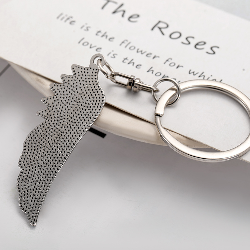 Porte-clés ange en alliage créatif pour femmes et filles, porte