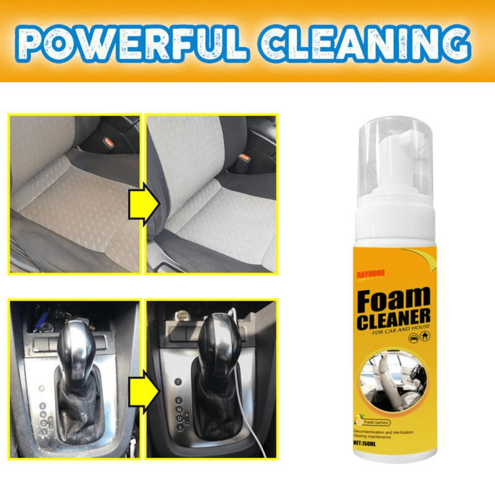 Car Magic Foam Cleaner Set Multi Purpose Household Cleaning Agent Car  Interior Ceiling Leather Seat Strong Decontamination Cleaners - Temu Italy
