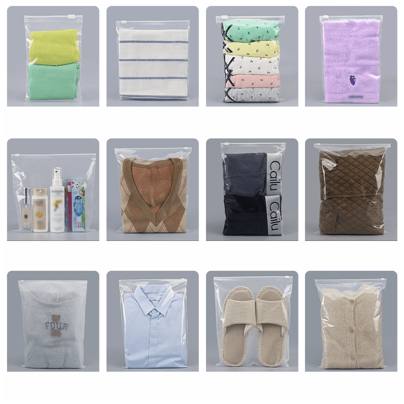 10pcs Zipper Storage Bag Frosted Transparent Large Capacity Ziplock Bag  Travel Portable Waterproof Dormitory Mask Storage Bag,Transparent Storage  Bags Reusable Pull Ring Bags Clothing Socks Packaging Bags Portable  Document Bags Clear Pencil