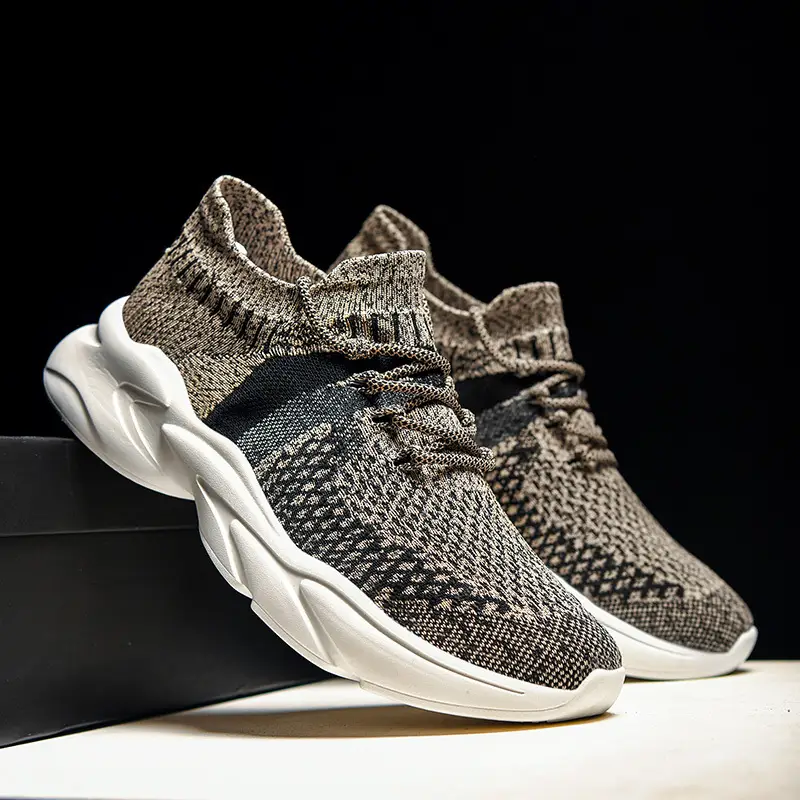 Men s Trendy Cushioned Shoes Comfy Breathable Woven Knit Wear men-s-trendy-cushioned-shoes-comfy-breathable-woven-knit-wear