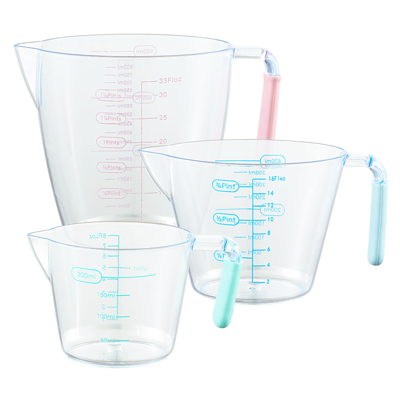 Measuring Cup With Lid Graduated Clear Baking Supplies - Temu