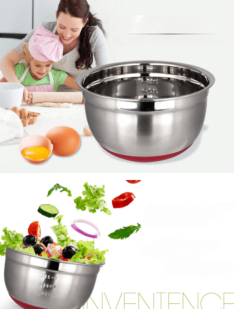 1 pza Tazón para mezclar de acero inoxidable de 304 g, dispositivos de  cocina, productos para la cocina, accesorios para la cocina del hogar - Temu