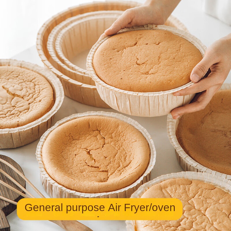 Disposable Cake Pan Paper Air Fryer Liners Greaseproof Round - Temu