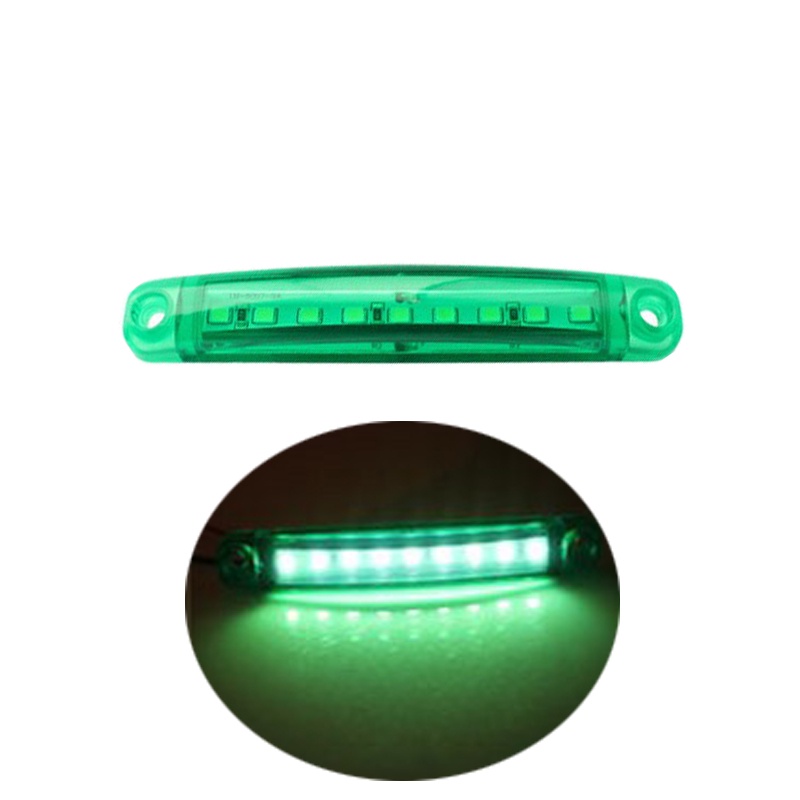 2pcs 24v 3.9inch 3 Led camion Remorque Ambre Lumière Avant Arrière