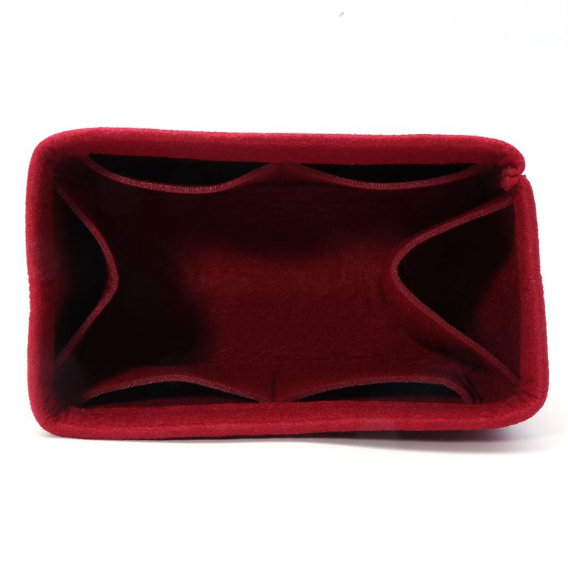 Simple Insert Storage Bag, Solid Color Portable Cosmetic Organizer For Shoulder  Bag And Handbag - Temu
