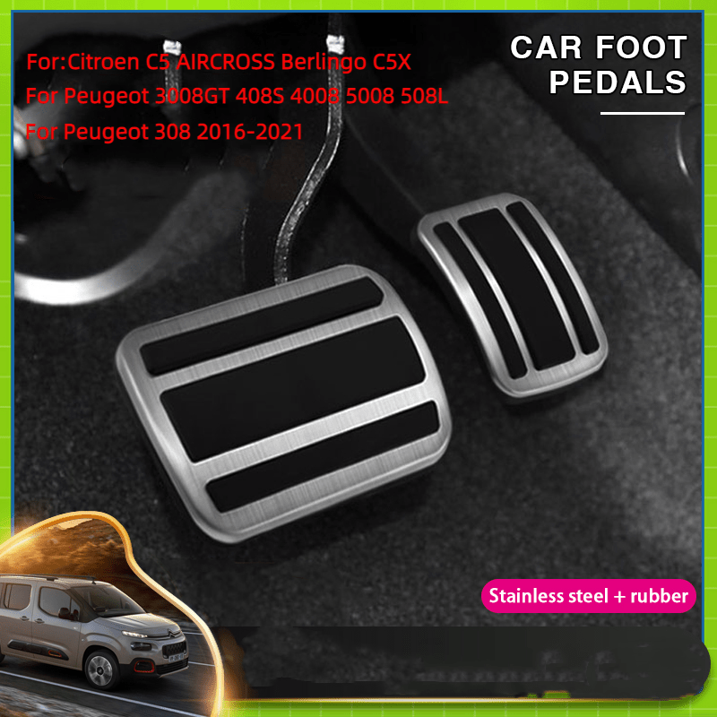 Car Pedals For Renault Megane 4 IV 2016~2022 2020 Car Accelerator Gas Pedal  Brake Pedals Non-Drilling Cover Pad Auto Accessories