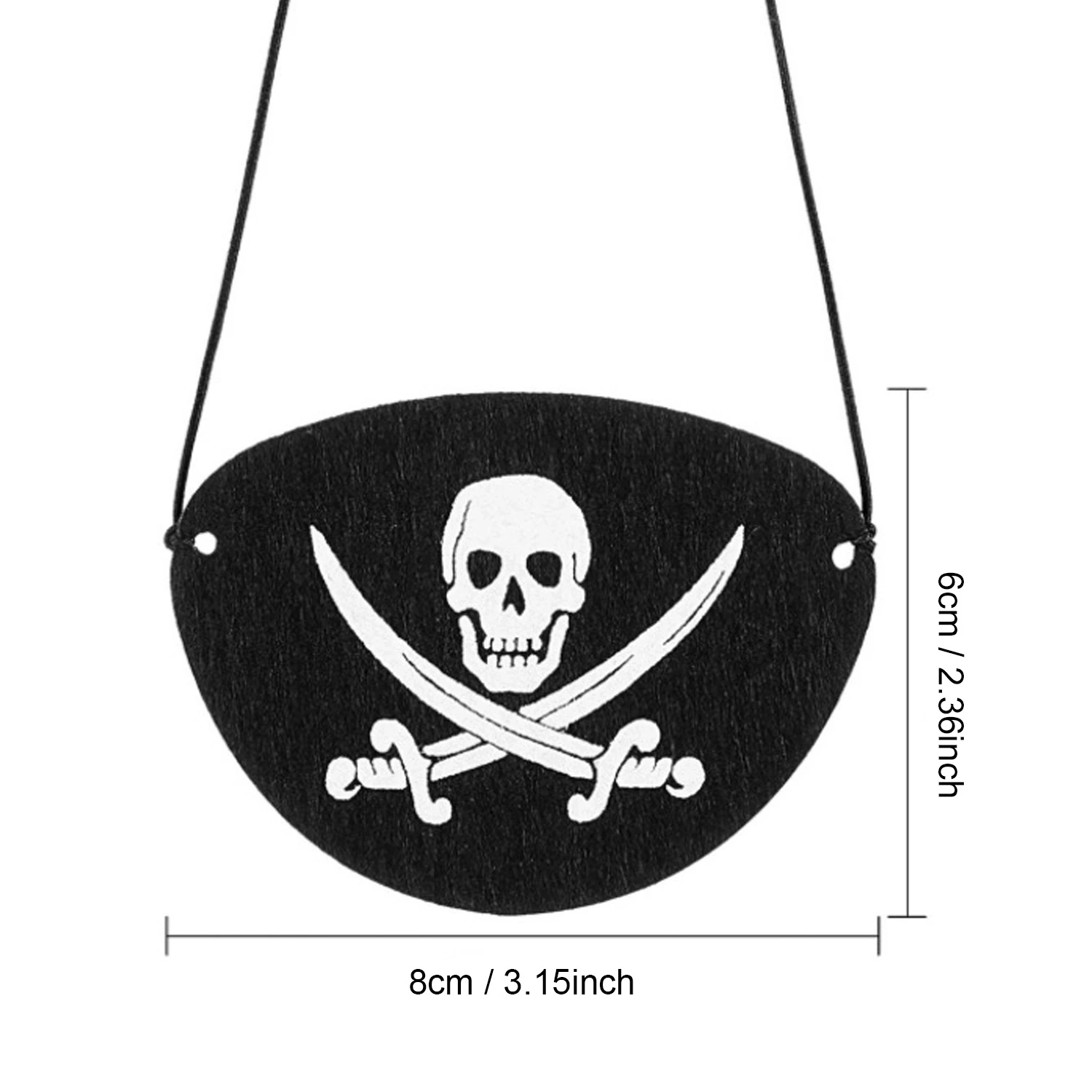 10pcs Pirate Eye Patches Perfect For Halloween Captain Costumes Birthday  Parties, Shop The Latest Trends