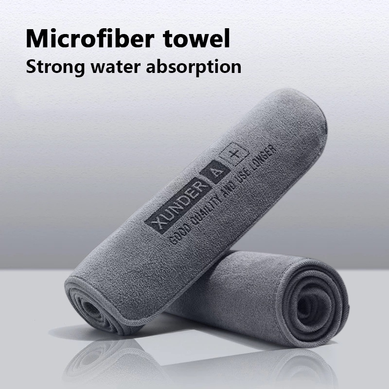 1Pc 30 X 30cm Car Wash Microfiber Towel Car Cleaning Drying Cloth Hemming  Car Care Cloth Detailing Car Wash Towel