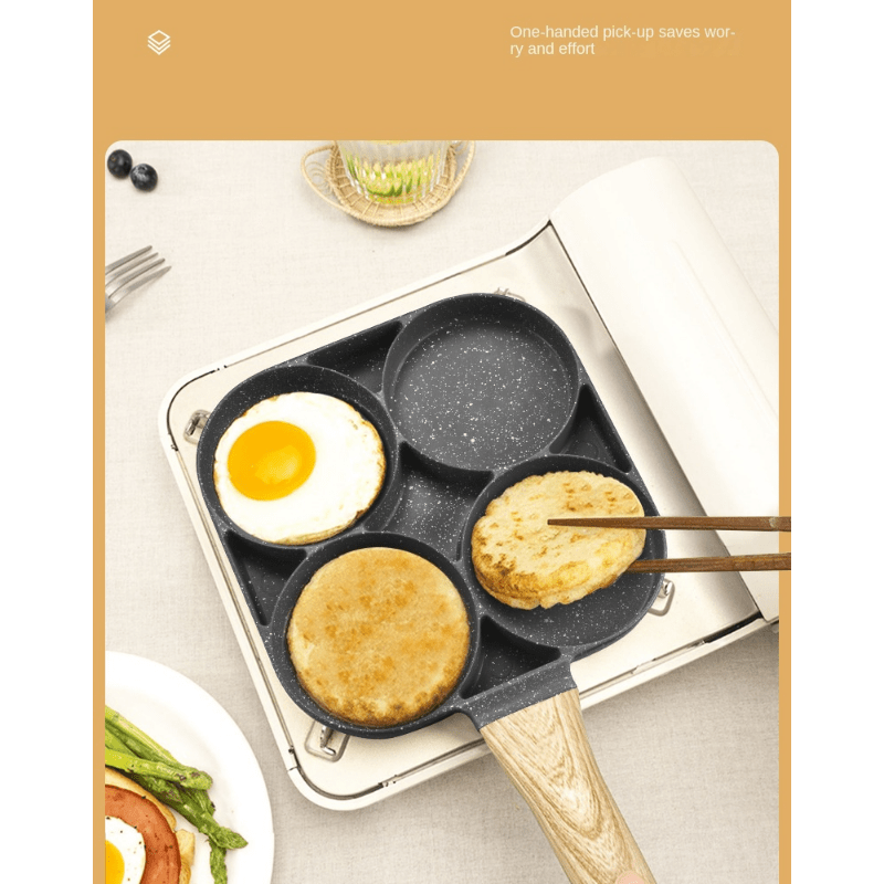 Frying Pan, Aluminum Medical Stone Fried Egg Pan, 2 / 4 Cups Sectional  Pancake Pan, For Gas Stove Top And Induction Cooker, Kitchen Utensils,  Kitchen Gadgets, Kitchen Accessories, Home Kitchen Items - Temu