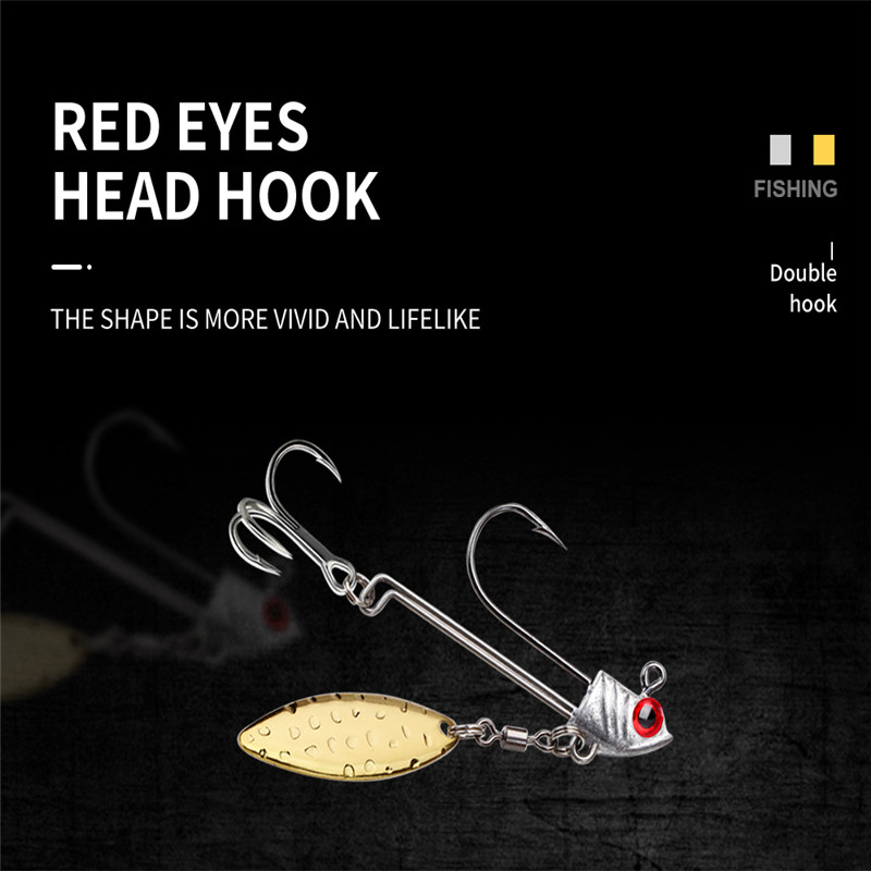 Double Blood head Fish shaped Hook Hook Leaf Tank Sequins - Temu