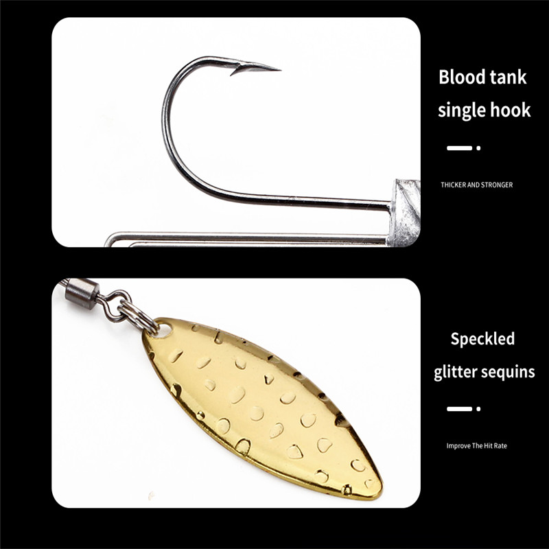 Double Blood head Fish shaped Hook Hook Leaf Tank Sequins - Temu