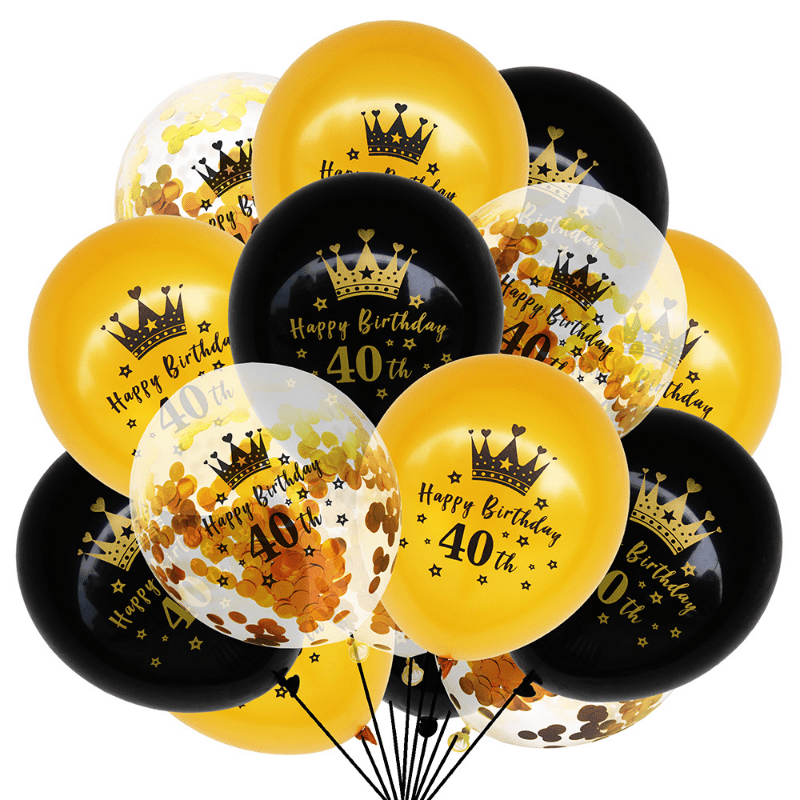 15 Pezzi 16 18 21 30 40 50 60 Kit Palloncini Compleanno - Temu Italy