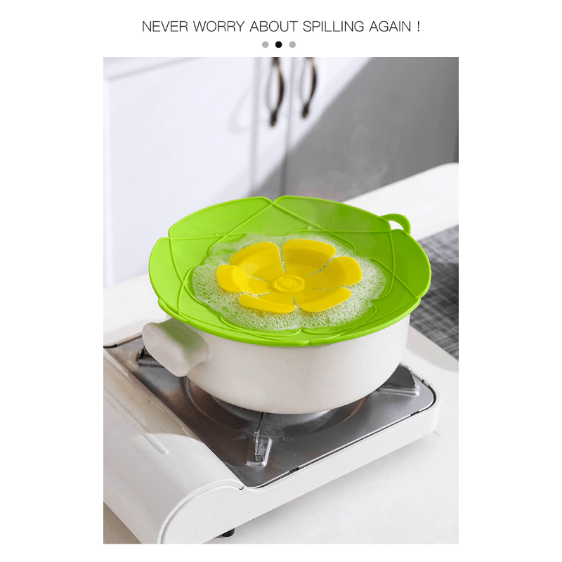 1PC Silicone Lid Spill Stopper Multifunctional Microwave Splash