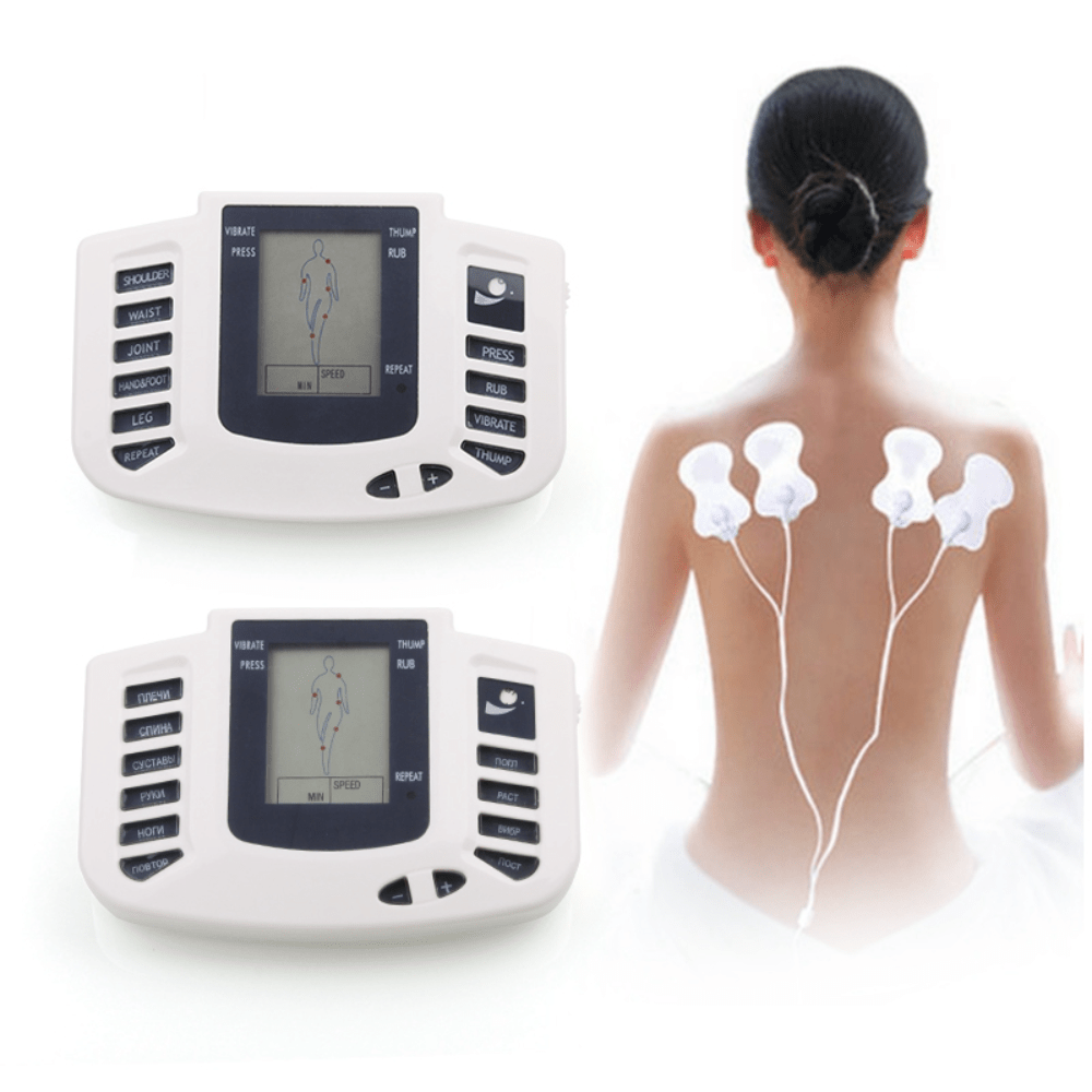 Health Tens Masajeador De Cuello Muscular Espalda Eléctrica Máquina De  Terapia Digital Masaje Electrónico Estimulador De Pulso Para El Cuidado Del  Cuerpo Completo