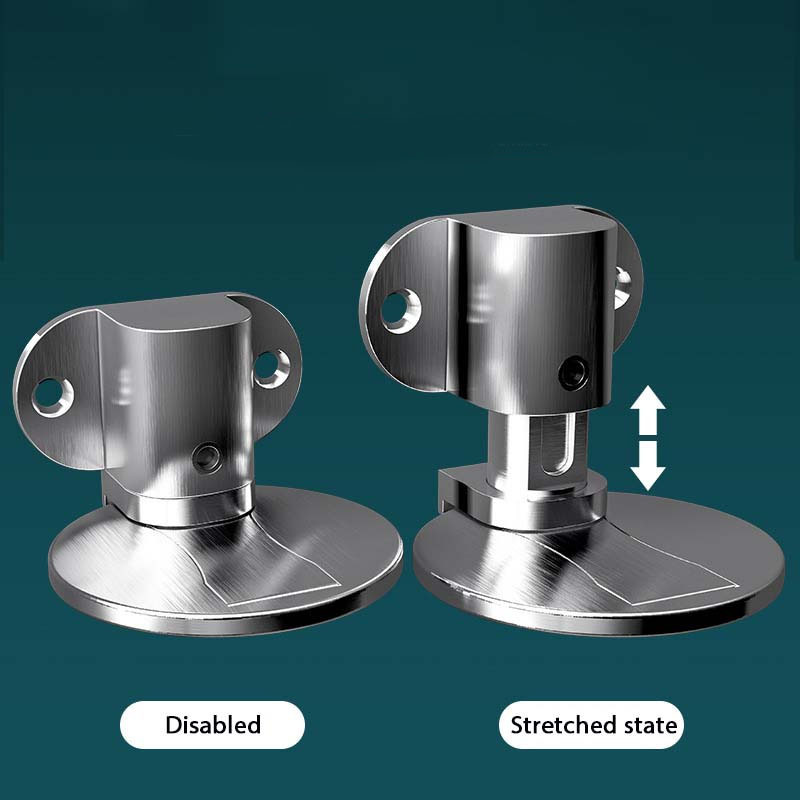  Topes de puerta, tope de puerta, topes de puerta, montaje  magnético en el suelo de media luna, soporte de puerta magnético  resistente, tope de puerta adhesivo, protege las paredes y puertas