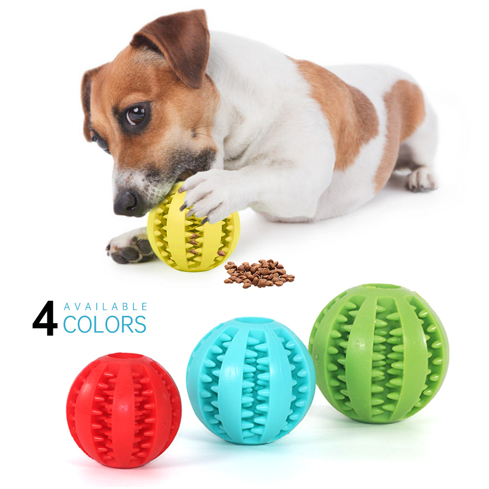 SCHITEC Pelotas para perros con sonido de campana, [2 unidades] Pelota de  goma para perros medianos y grandes, juguetes interactivos para masticar