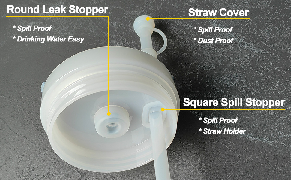 Colorful Spill And Leak Stopper For Stanley And Tumblers - Temu
