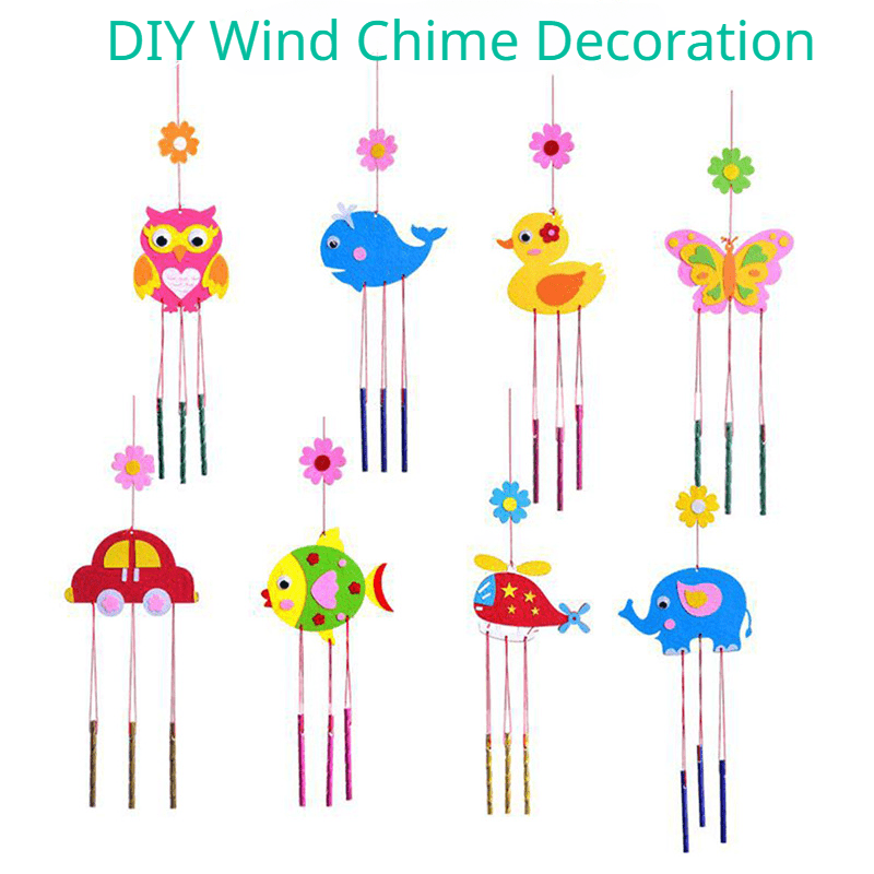  Arts and Crafts for Kids Ages 4-8 8-12, 2 Pack DIY Bird House  Wind Chime Kids Crafts, Craft Kits for Girls Boys Toddlers 4-6 6-8,  Painting Kits Includes Paints & Brushes : Toys & Games