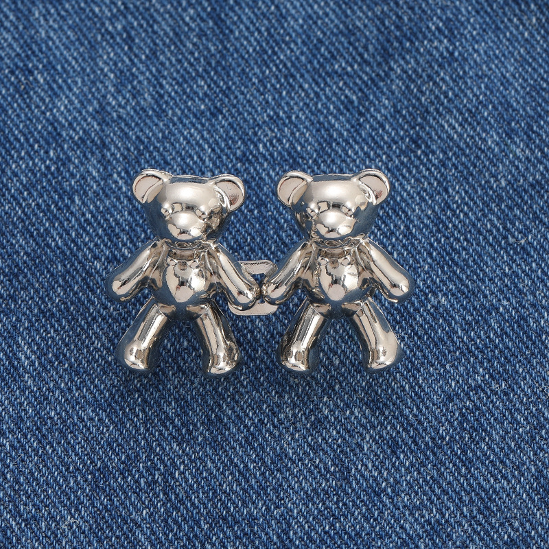 Adjustable Bear Shape Waist Pin Women's Jeans Detachable - Temu