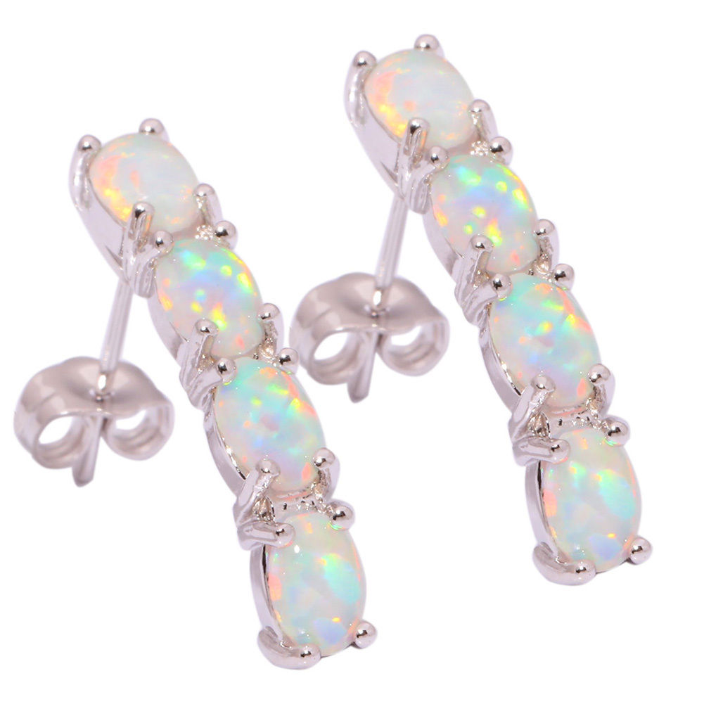 Stone Couple Earrings Set, 1 Pair