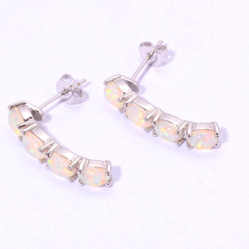 Stone Couple Earrings Set, 1 Pair